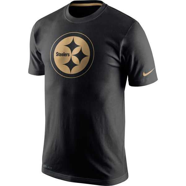 Pittsburgh Steelers Nike Black Championship Drive Gold Collection Performance WEM T-Shirt,We sell and wholesale Pittsburgh Steelers Nike Black Championship Drive Gold Collection Performance WEM T-Shirt on line form chian!